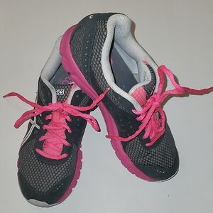 ASICS Women's Pink and Gray Running Shoes